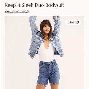 Free People Keep It Sleek Duo Bodysuit